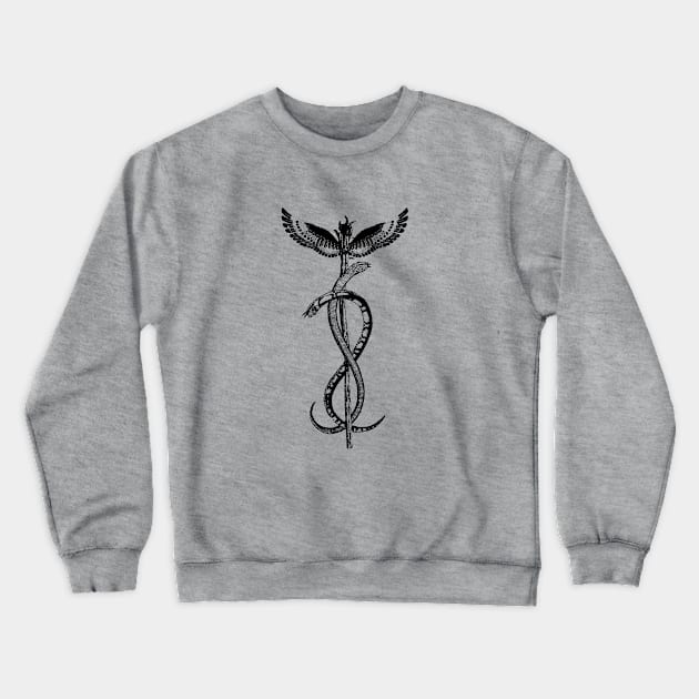 Caduceus Crewneck Sweatshirt by mellamomateo